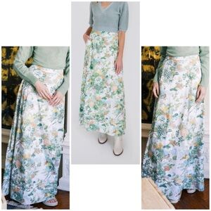 Chinoiserie Maxi Skirt